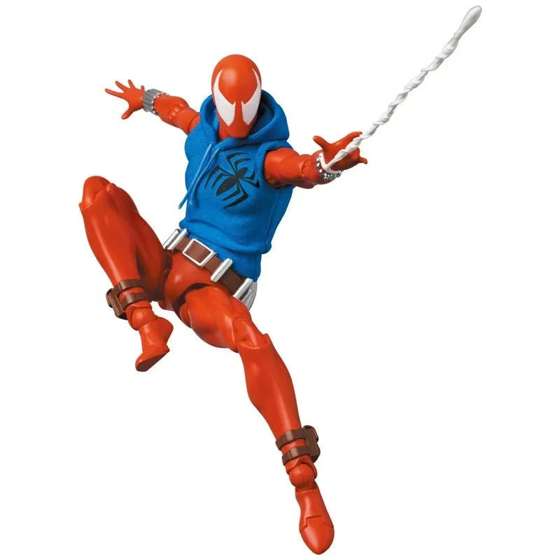 CT Toys Mafex 186 Spiderman Figure – Scarlet Spider Comic Action Figurine Toy Gift