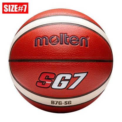 2025 Molten Basketball — Official Size 5/6/7 PU Indoor & Outdoor Ball for Men, Training, Match & Team Games