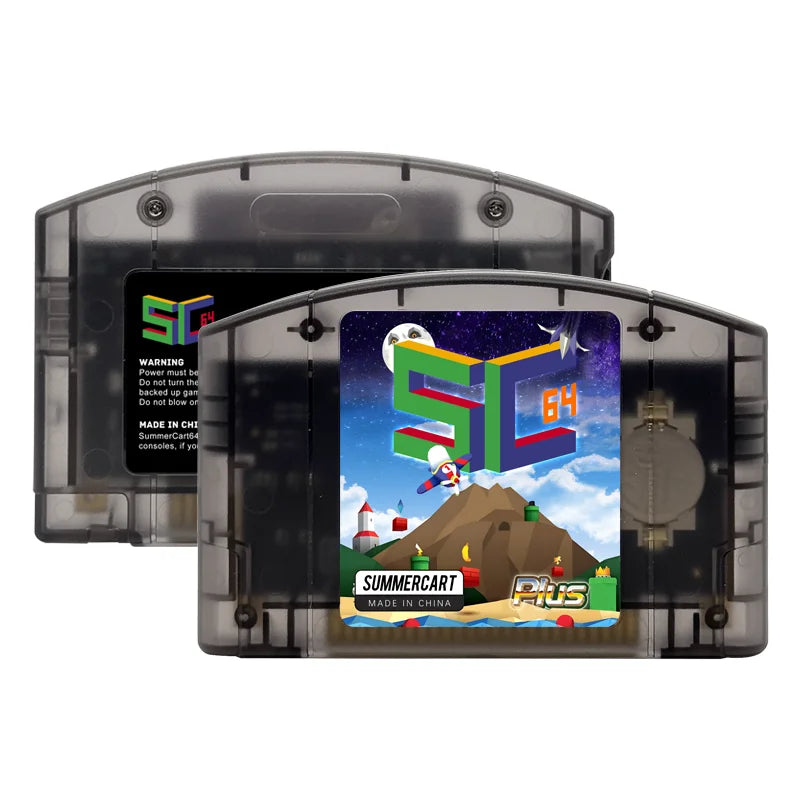 SummerCart 64 – 800 in 1 Open Source N64 Game Cartridge + Free 16GB Card | Compatible with 64DD & Nintendo 64