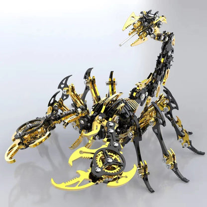 3D Metal Mechanical Insect Puzzle – Anti-Stress Assembly Toy Kit for Kids and Adults