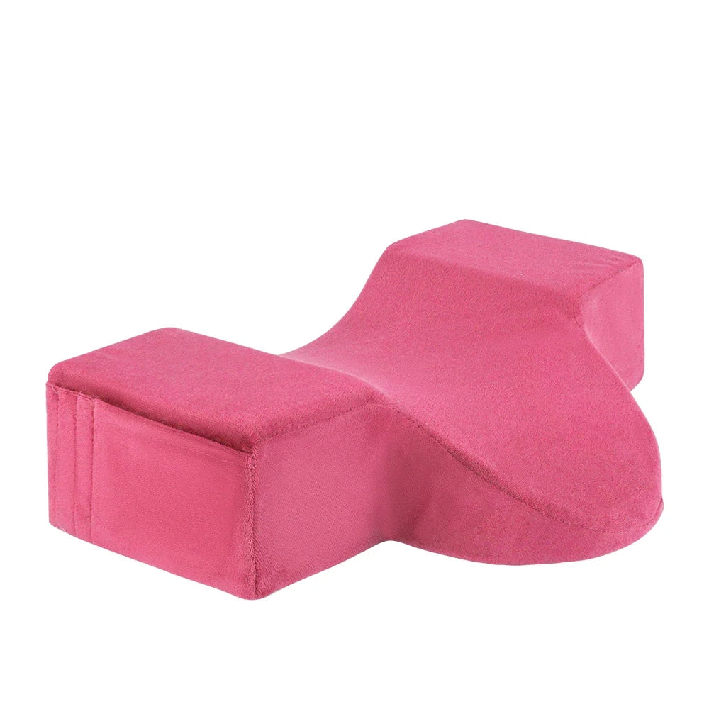 U-Shaped Memory Foam Eyelash Pillow - Ergonomic Neck Support for Lash Extensions, Beauty Salon & Home Use