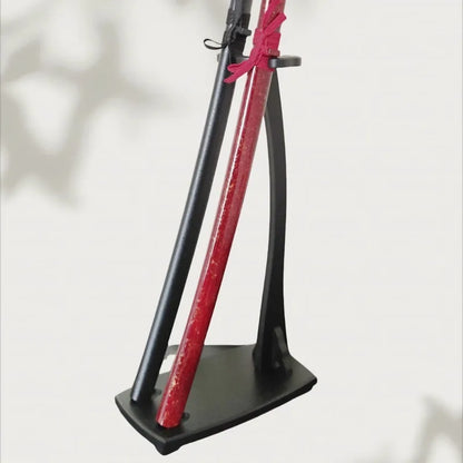 Vertical Katana Sword Display Stand – Samurai Saber & Demon Slayer Style Rack Holder for Home Decor & Collector Gift