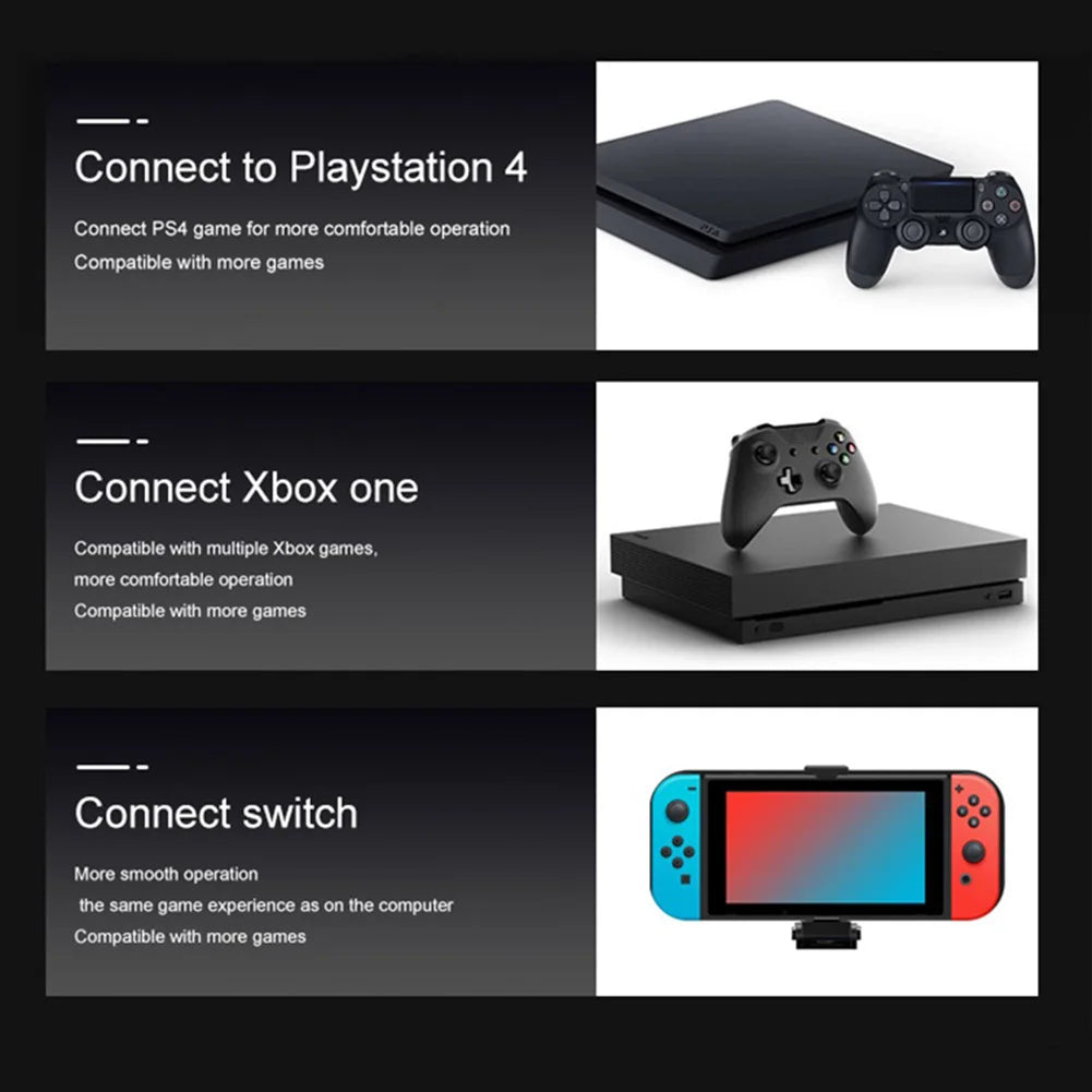 G6L Gaming Keyboard & Mouse Converter – Portable Wired Controller Adapter for Switch, Switch OLED, Xbox One & PS4
