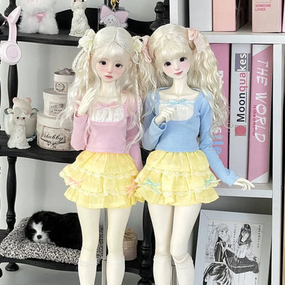 BJD Doll Girl Retro Palace Style Dress & Skirt – 1/6 1/4 1/3 Size Outfit Promotion