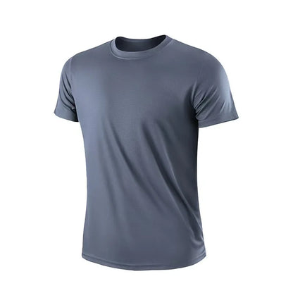 Men's Quick-Dry Sports T-Shirt - Lightweight Short Sleeve Running & Gym Fitness Top