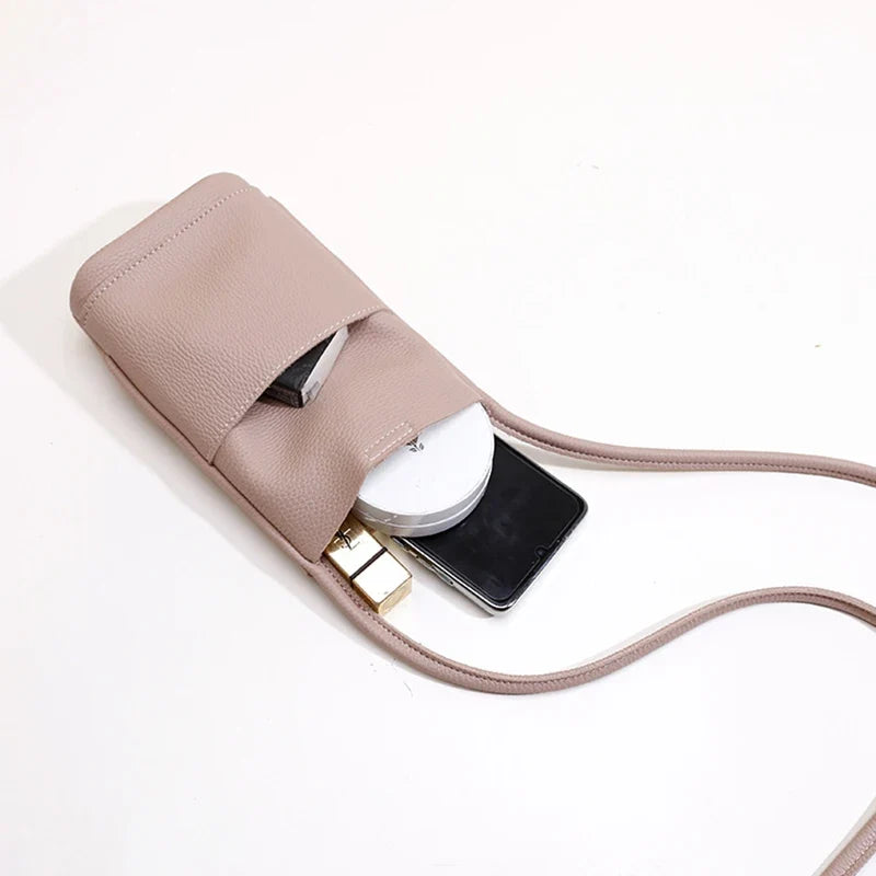 Women’s PU Leather Shoulder Bag - Large Capacity Flap Crossbody Purse with Hasp Closure & Phone Storage
