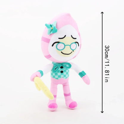 Kawaii Dandy's World Plush Toys – Twisted Eggson Painted Pattern Game Peripheral for Kids, Birthday & Xmas Gift