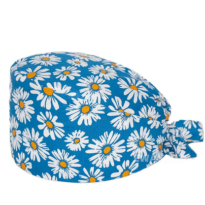 Unisex Soft Scrub Cap – Cartoon Print Surgical Hat for Men and Women, Operating Room Nursing Accessories