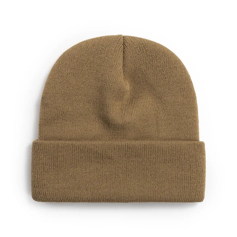 Winter Knit Beanie Hat - Warm Stretch Skull Cap for Boys Girls Adults in Black White Blue Pink & More Colors
