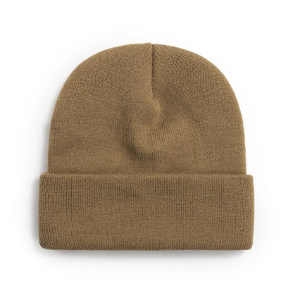 Winter Knit Beanie Hat - Warm Stretch Skull Cap for Boys Girls Adults in Black White Blue Pink & More Colors