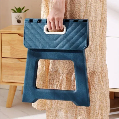 2024 New Portable Folding Stool – Thickened Plastic Saddle Chair for Adults & Children – Ideal for Outdoor Activities & Fishing