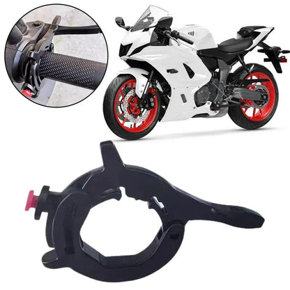 Motorcycle Cruise Control Throttle – High Grade Aluminum Lock Assist Retainer, Universal Wrist Grip Handlebar