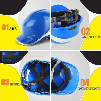 Diamond V High-Vis Reversible Hard Hat – Safety Protection Helmet for Construction