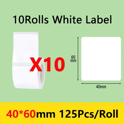 Niimbot B21/B1/B203 Mini Bluetooth Thermal Printer – Waterproof Oil-Resistant Label Maker with Adhesive Sticker Paper for Office Use