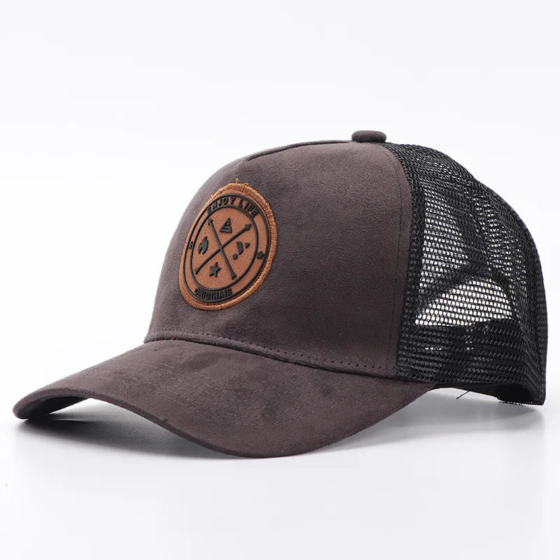 Unisex Cotton Mesh Trucker Hat - Multi Color Casual Summer Baseball Cap for Men & Women