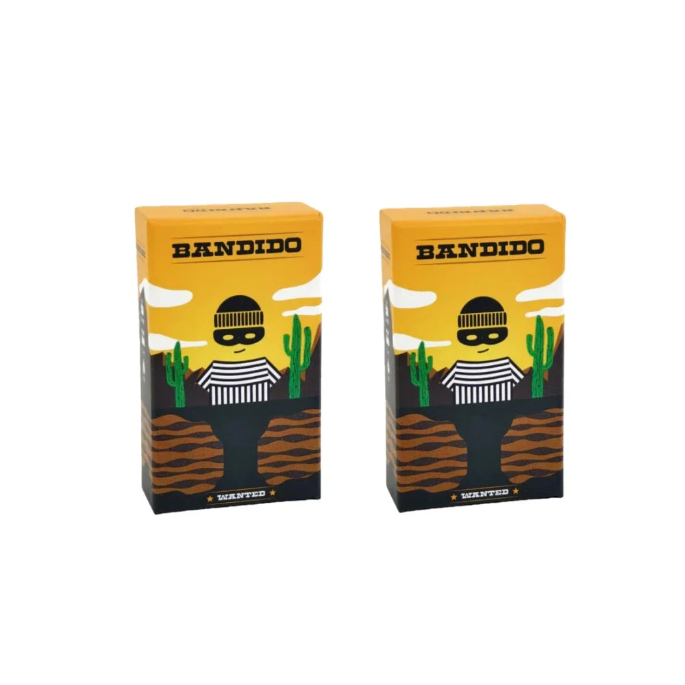Hot Bandido / Bandida Family Strategy Card Game – 1–4 Players Party Game, Bilingual & English Edition, Fun Christmas & Game Night Card Game