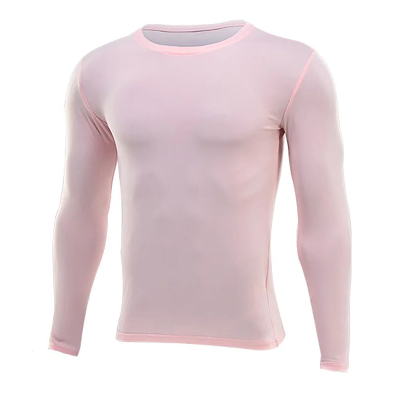 Unisex Compression Long Sleeve Base T-Shirt – Sports Fitness Top for Men, Women & Kids (Running, Gym, Basketball, Football)