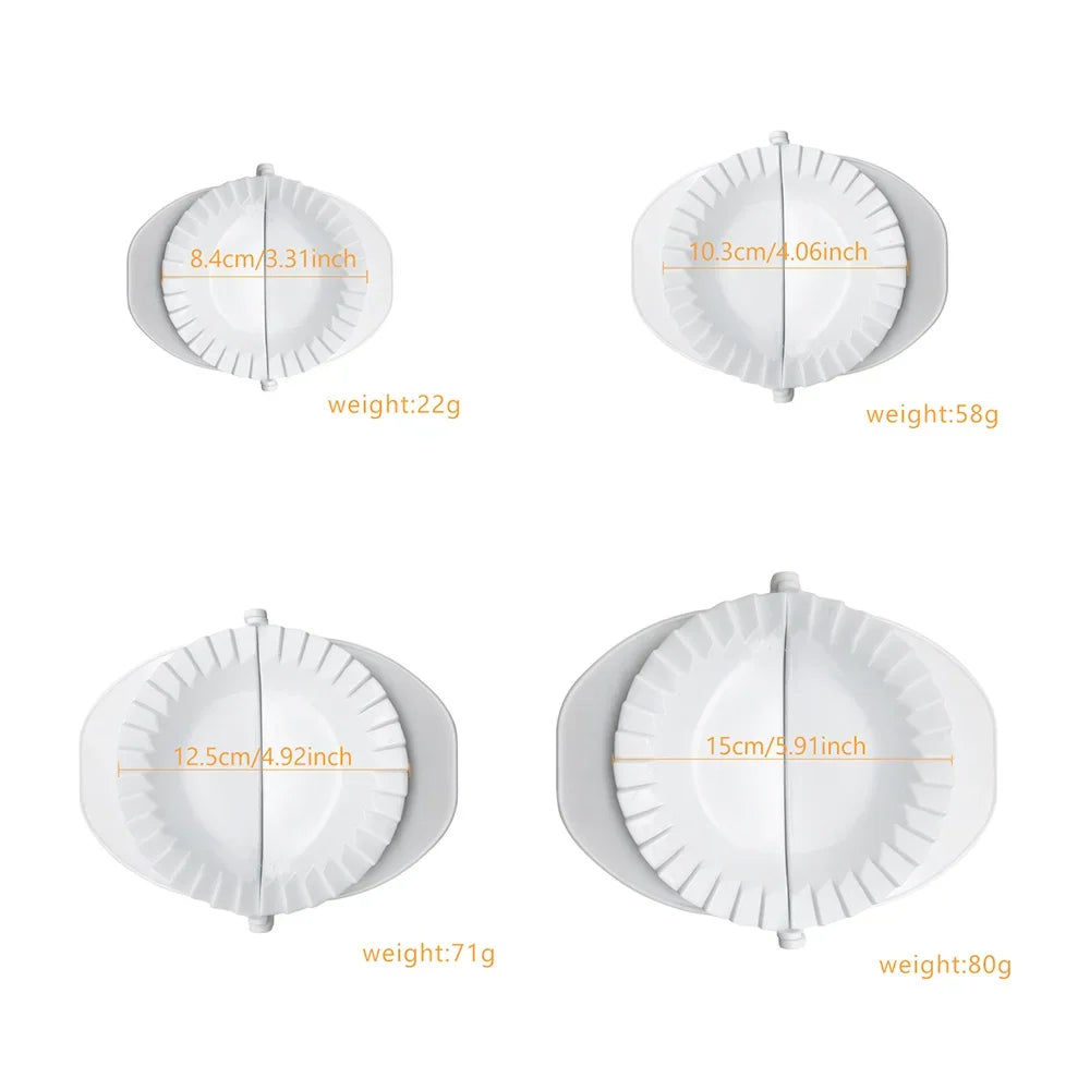 4 Size Dumpling Maker Mold DIY Pastry Press Ravioli Empanada Pierogi Wrapper Shaper Kitchen Tool