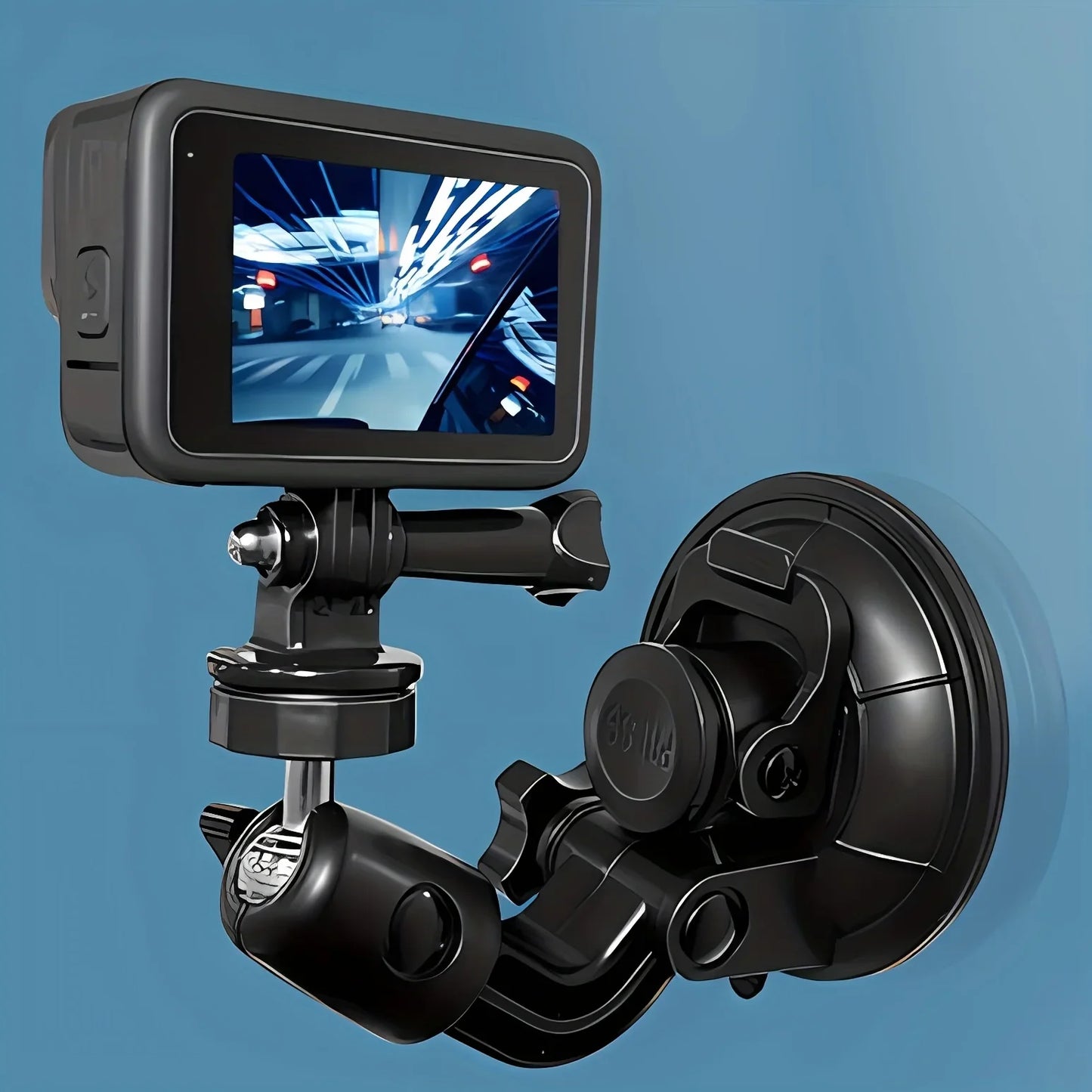 Suction Cup Mount for GoPro Hero 3-13 & Max – Compatible with DJI Osmo 3-5 & Insta360 X3/X4 Accessories