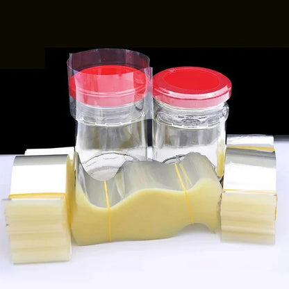 1200PCS PVC Bottle Cap Heat Shrink Film – Disposable Bottle Mouth Sealing Protection Wrap (Diameter x Height Options)