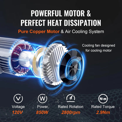 VEVOR 200–800kg Electric Hoist – Cable Winch Lifting Crane with Wired/Wireless Remote for Boat, Car, Garage & Elevator