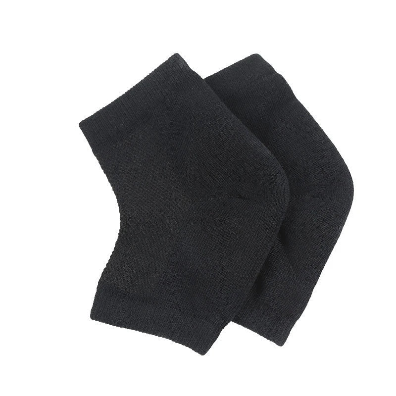 Silicone Heel Socks Foot Care - Moisturizing Gel Heel Protectors for Cracked Dry Feet, Pain Relief & Plantar Support