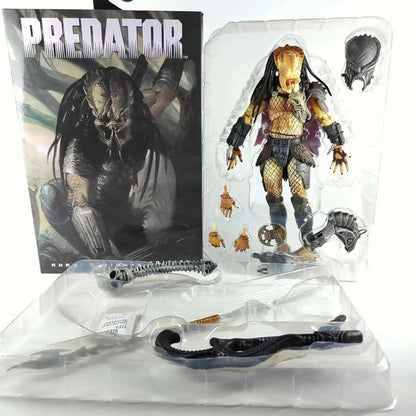 NECA Shaman Ahab Ultimate Scout Warrior Action Figure – Lost Battle Feral Jungle Hunter Predator Collector Toy