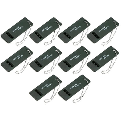 1–10PCS High Decibel Survival Whistle – 3-Frequency Outdoor Camping & Hiking Tool