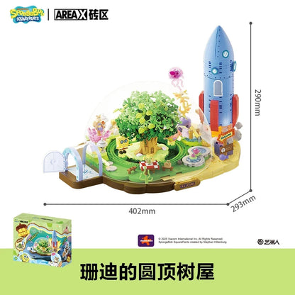 SpongeBob Bikini Bottom Blind Box - Kawaii Building Block Collectible Desktop Decoration for Adult Fans & Gift