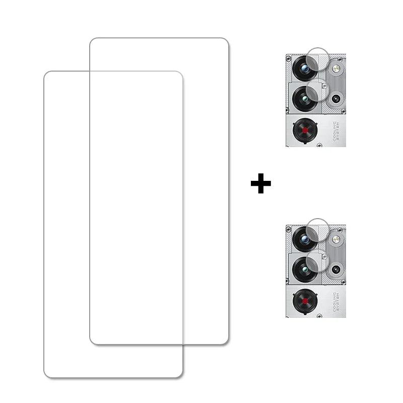 Tempered Glass Screen Protector for RedMagic 10 Pro Plus — Protective Glass & Camera Lens Film for Nubia Red Magic 10 Pro Plus
