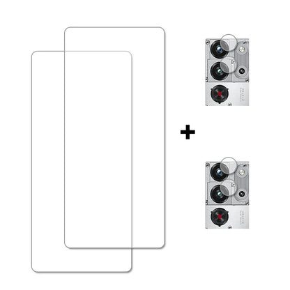 Tempered Glass Screen Protector for RedMagic 10 Pro Plus — Protective Glass & Camera Lens Film for Nubia Red Magic 10 Pro Plus