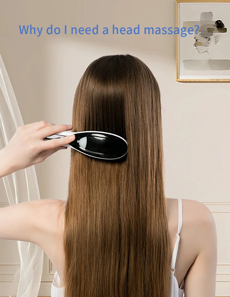 Electric Spray Massage Comb – LED Vibration Hair Growth Massager with Anti-Hair Loss Scalp Atomizer