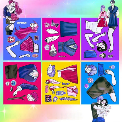 Kpop Demon Hunters Sticker Set — DIY Scrapbooking, Phone, Luggage & Skateboard Waterproof Decals