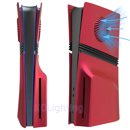 High-Strength ABS Cooling Vent Faceplate – Matte Replacement Shell for PS5 Pro Disc Console