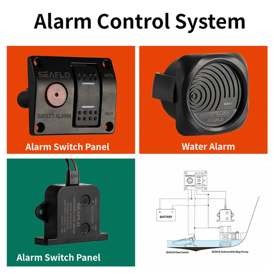 Automatic Water Level Sensor Switch – Alarm Control System for Bilge Pump with Induction Accessories