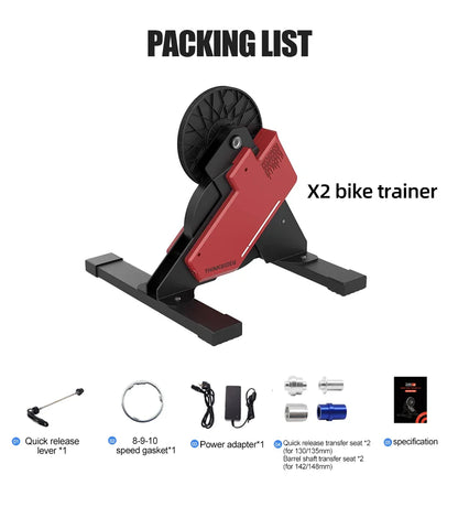 ThinkRider X2 Smart Bike Trainer - MTB & Road Bicycle, Built-in Power Meter, Home Trainer Compatible