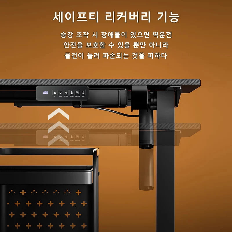 Height-Adjustable Standing Desk – Smart Motion Computer Desk for Study, Gaming, and Office Use