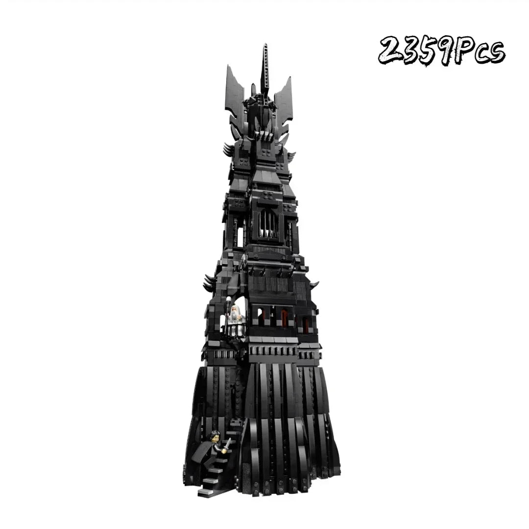 5471PCS Black Tower Building Blocks Kit 2024 – MOC Model Toy for Boys & Adults Birthday Gift