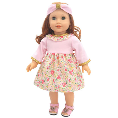18-Inch American Girl Doll Clothes – Coat, Tights & Pants Outfit for Newborn & Baby Dolls