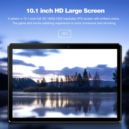 PRITOM 10" Tablet PC – Android 13, 64GB, Quad-Core, SIM Slot, WiFi, GPS & 3G Phone Call Support