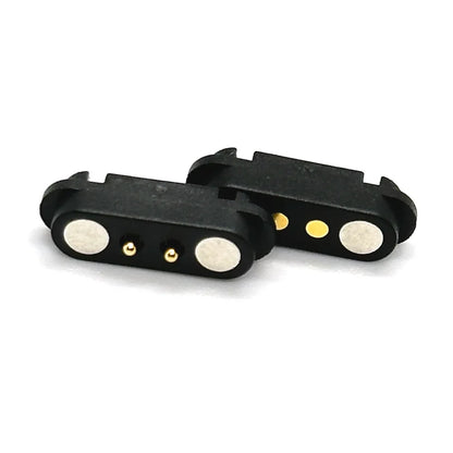 2A DC Magnetic Pogo Pin Connector - 2-5 Pin Spring Loaded Male Female Power Socket with 2.5/2.8mm Pitch