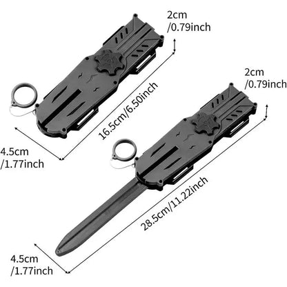 Retractable Hidden Blade Toy - Assassin Sleeve Sword Cosplay Prop for Kids Interactive Games, Parties & Birthday Gifts