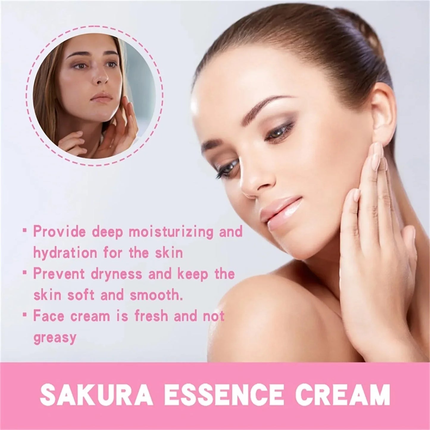 Japan Sakura Hyaluronic Acid Cream – Tone Up & Moisturizing Skincare