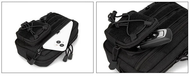 1000D EDC Molle Organizer Pouch – Horizontal Utility Tool Bag, Outdoor Waist Pack for EMT, Hunting & Fanny Pack Use