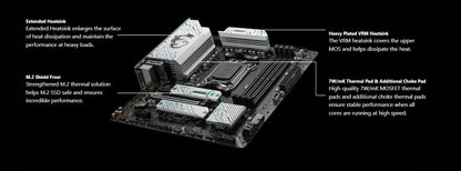 MSI B650M GAMING PLUS WIFI Motherboard - AMD B650, Supports DDR5 7200+MHz (OC), Ryzen 7000/8000 Series, AM5 Socket