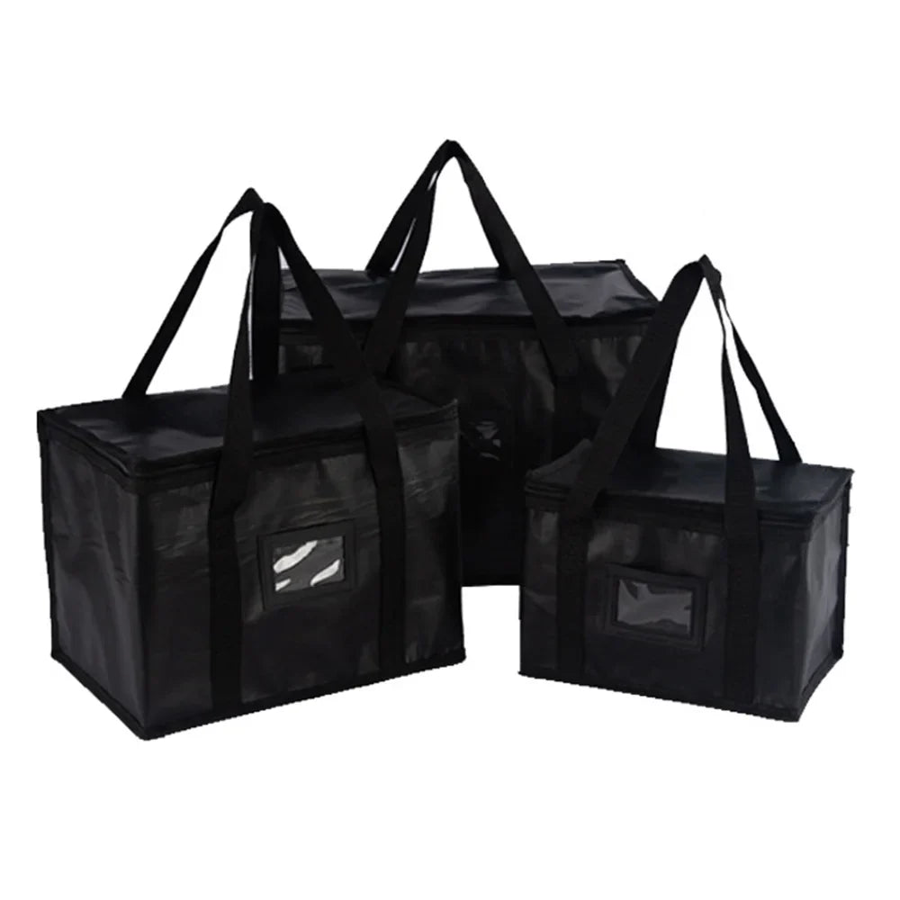 Insulated Thermal Cooler Bag — Large Drink & Food Storage Bag with Zipper, Chilled Lunch Box for Picnic & Meal Storage
