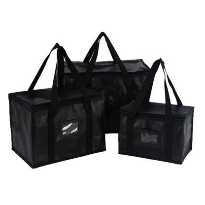 Insulated Thermal Cooler Bag — Large Drink & Food Storage Bag with Zipper, Chilled Lunch Box for Picnic & Meal Storage