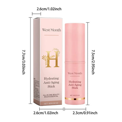 Collagen Multi-Bounce Balm Stick – Instant Wrinkle Removal, Anti-Aging, Firming & Brightening Moisturizer for Dull Skin