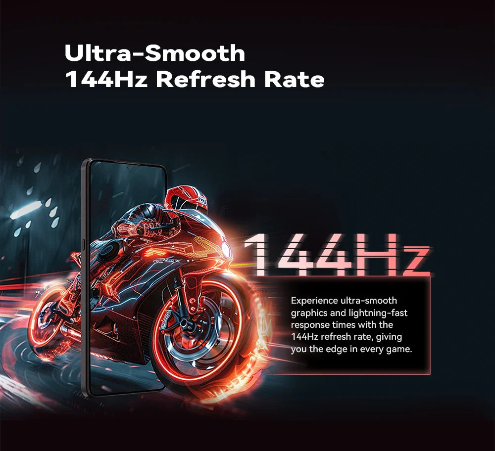 CUBOT MAX 5 5G Smartphone | 6.95" 144Hz Screen, MTK Dimensity 8200, 24GB RAM, 256GB ROM, 100MP Camera, Android 14