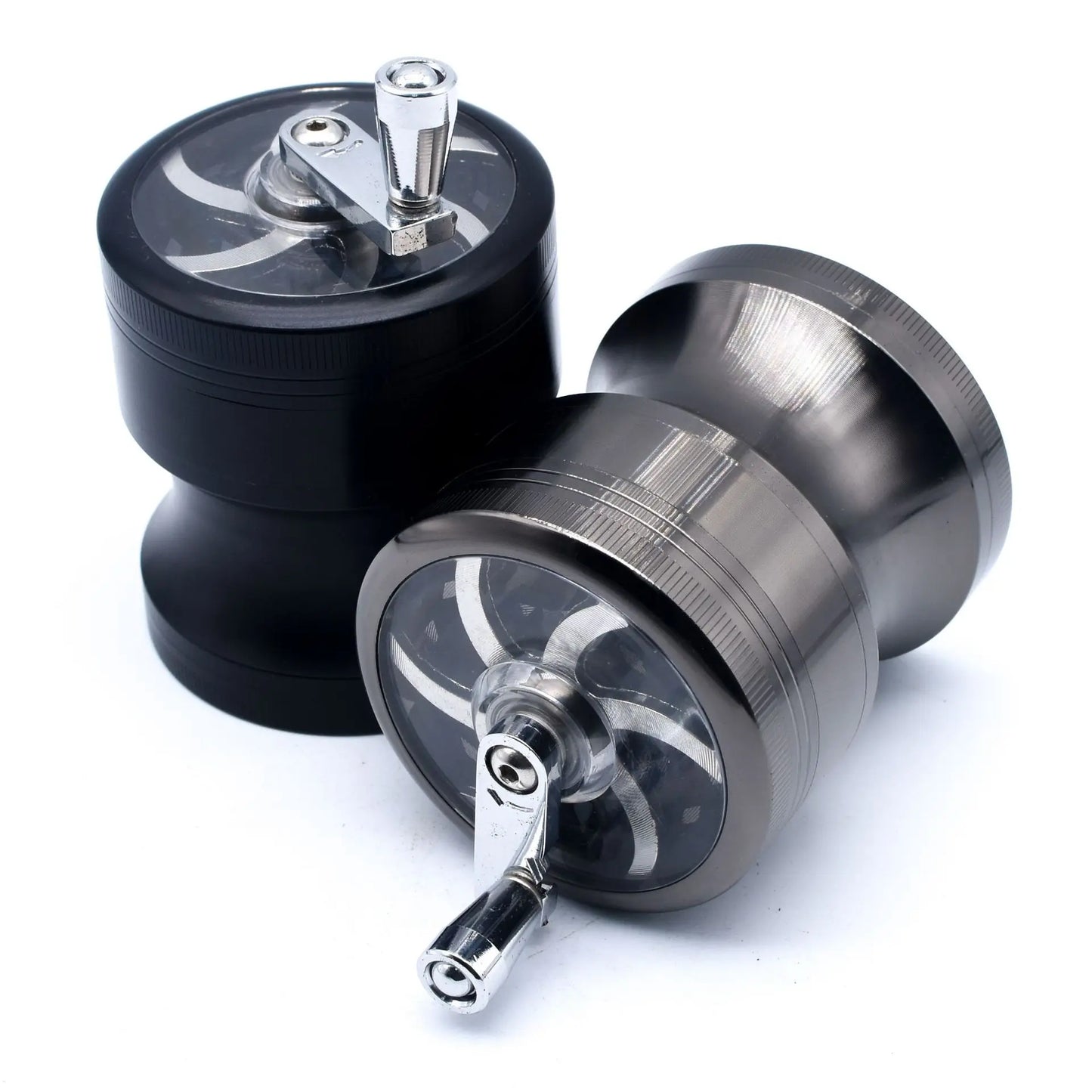 63mm 4-Layer Metal Herbal & Tobacco Grinder — Manual Spice Mill for Smoking Accessories